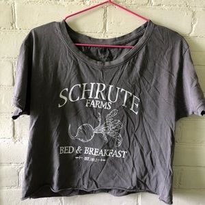 Sz med. The Office, Schrute Farms crop top